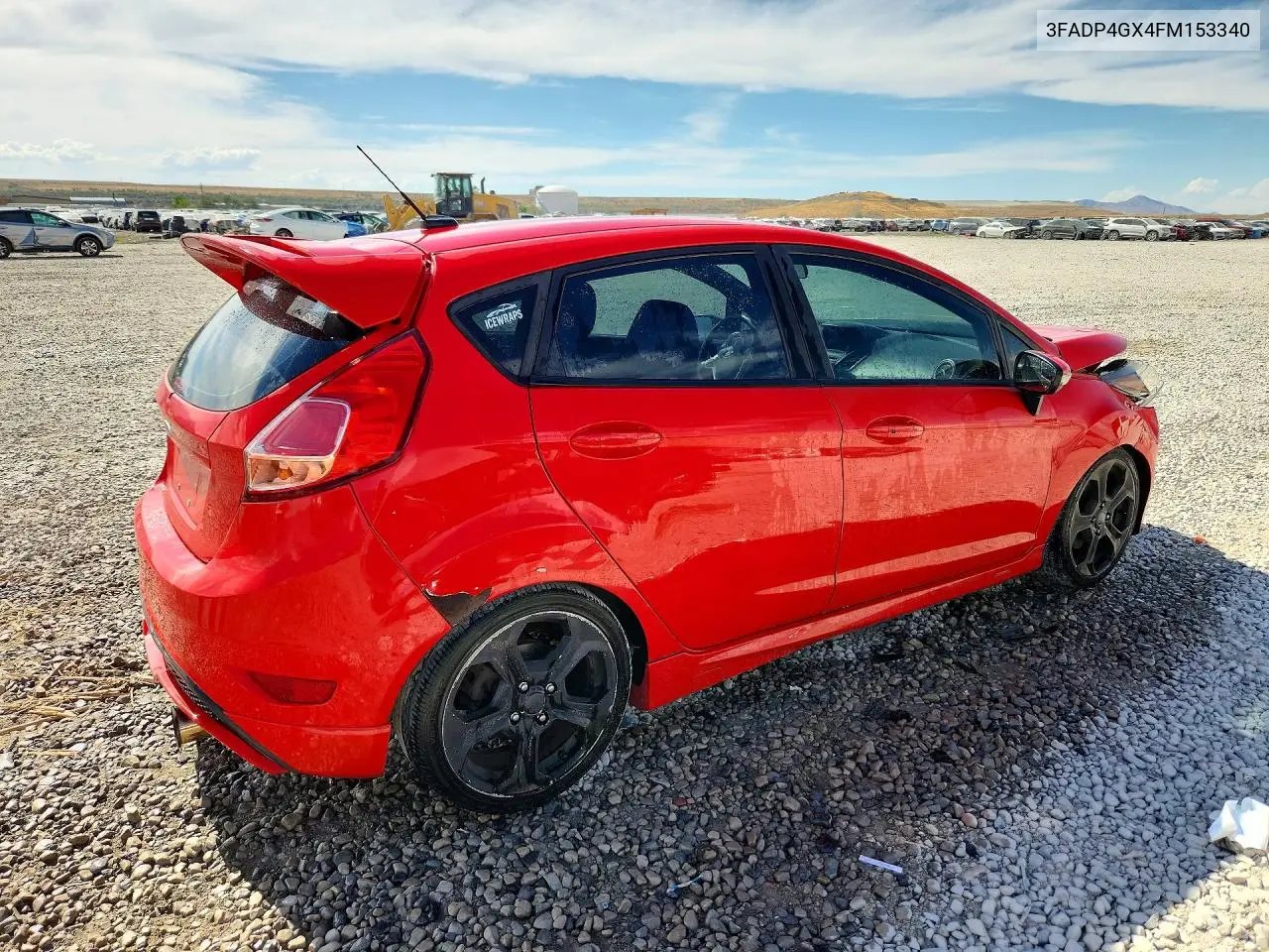 2015 Ford Fiesta St VIN: 3FADP4GX4FM153340 Lot: 61626346