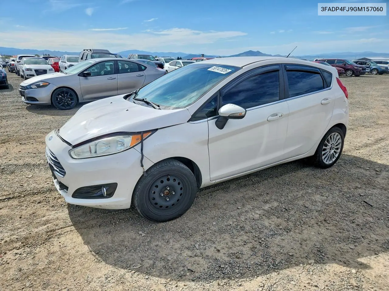 2016 Ford Fiesta Titanium VIN: 3FADP4FJ9GM157060 Lot: 58147826