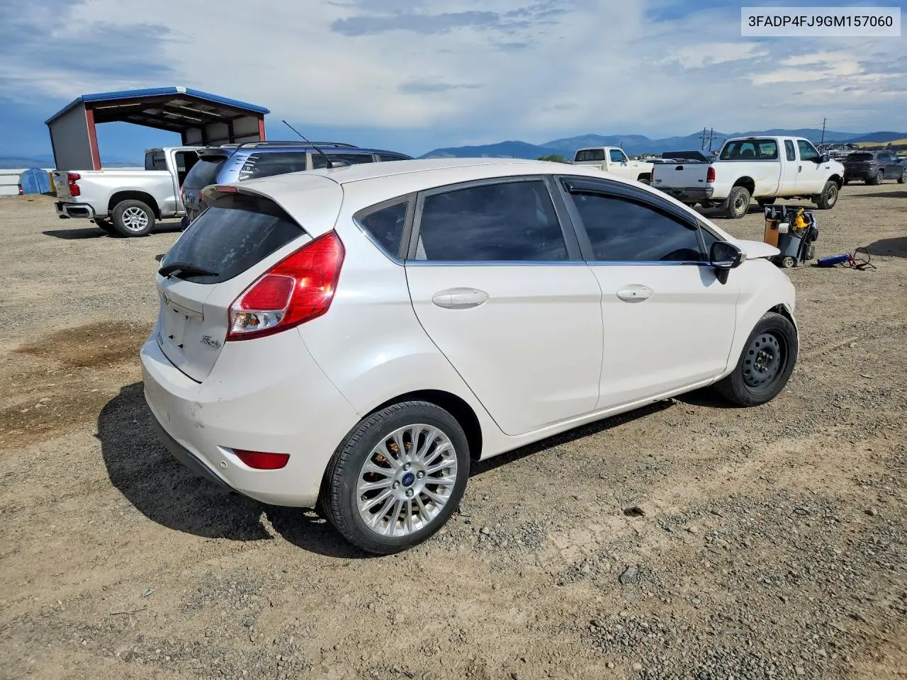 2016 Ford Fiesta Titanium VIN: 3FADP4FJ9GM157060 Lot: 58147826
