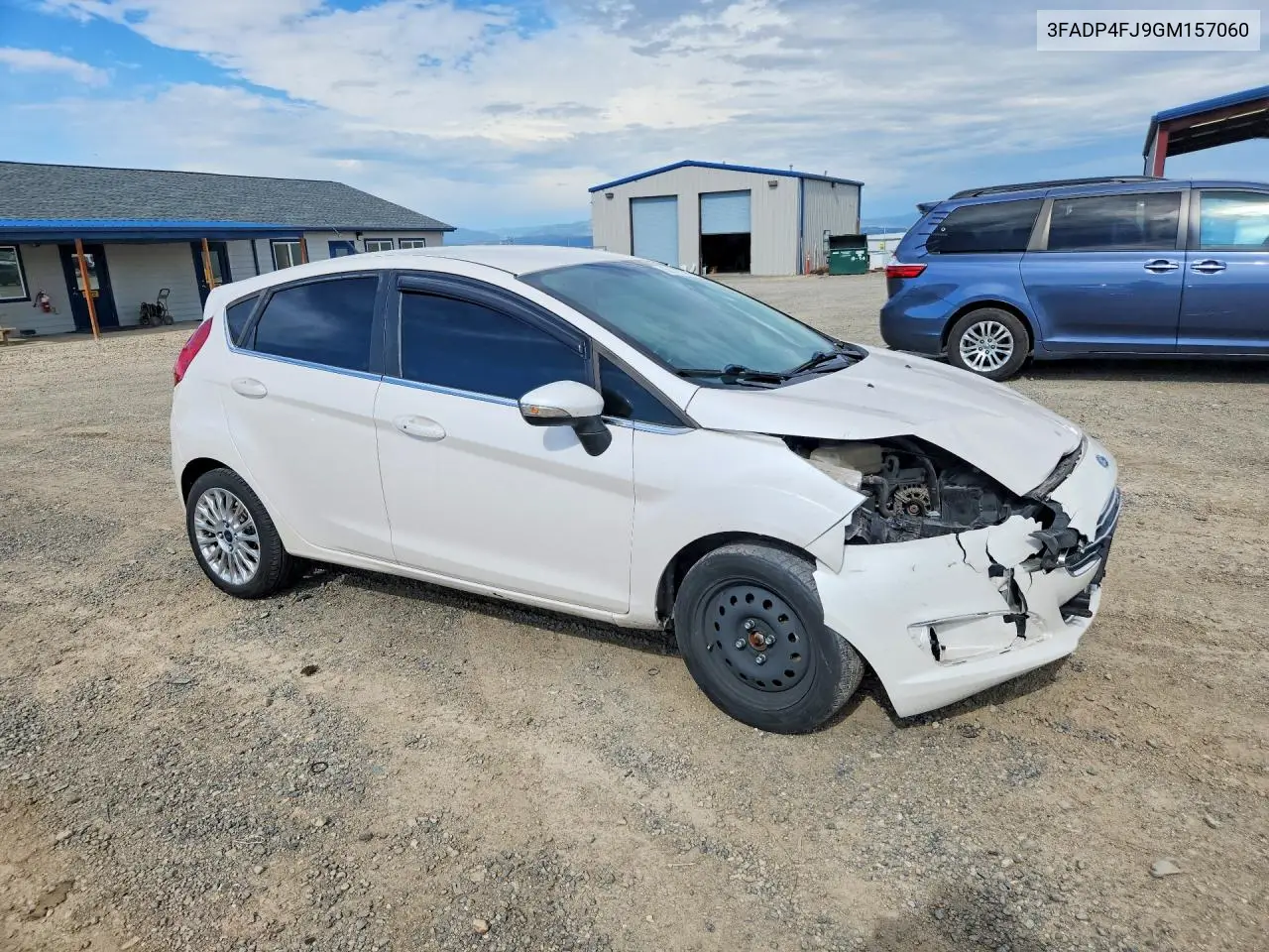 2016 Ford Fiesta Titanium VIN: 3FADP4FJ9GM157060 Lot: 58147826