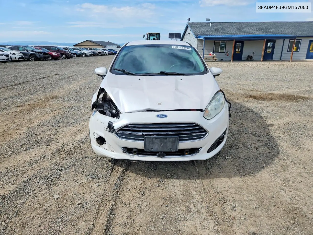 2016 Ford Fiesta Titanium VIN: 3FADP4FJ9GM157060 Lot: 58147826
