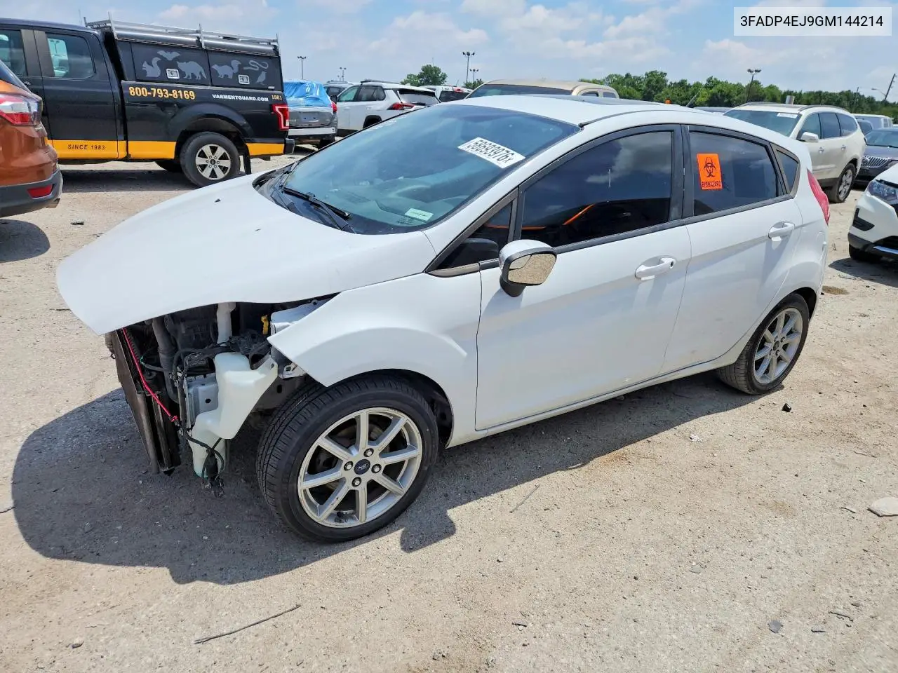 2016 Ford Fiesta Se VIN: 3FADP4EJ9GM144214 Lot: 58693976