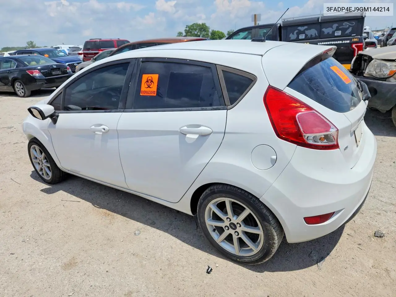 2016 Ford Fiesta Se VIN: 3FADP4EJ9GM144214 Lot: 58693976