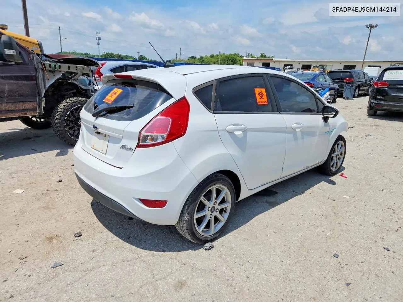 2016 Ford Fiesta Se VIN: 3FADP4EJ9GM144214 Lot: 58693976