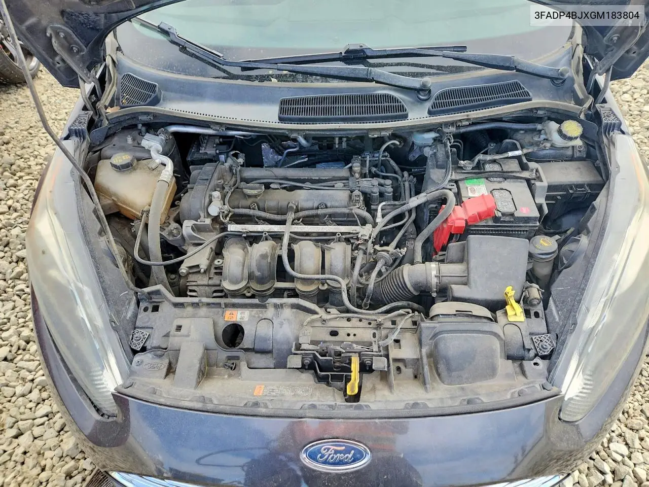 2016 Ford Fiesta Se VIN: 3FADP4BJXGM183804 Lot: 58787466