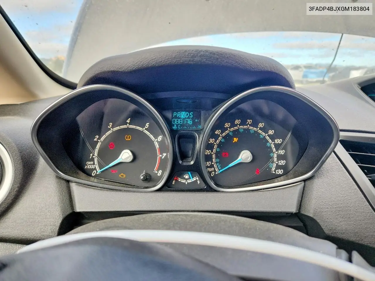 2016 Ford Fiesta Se VIN: 3FADP4BJXGM183804 Lot: 58787466