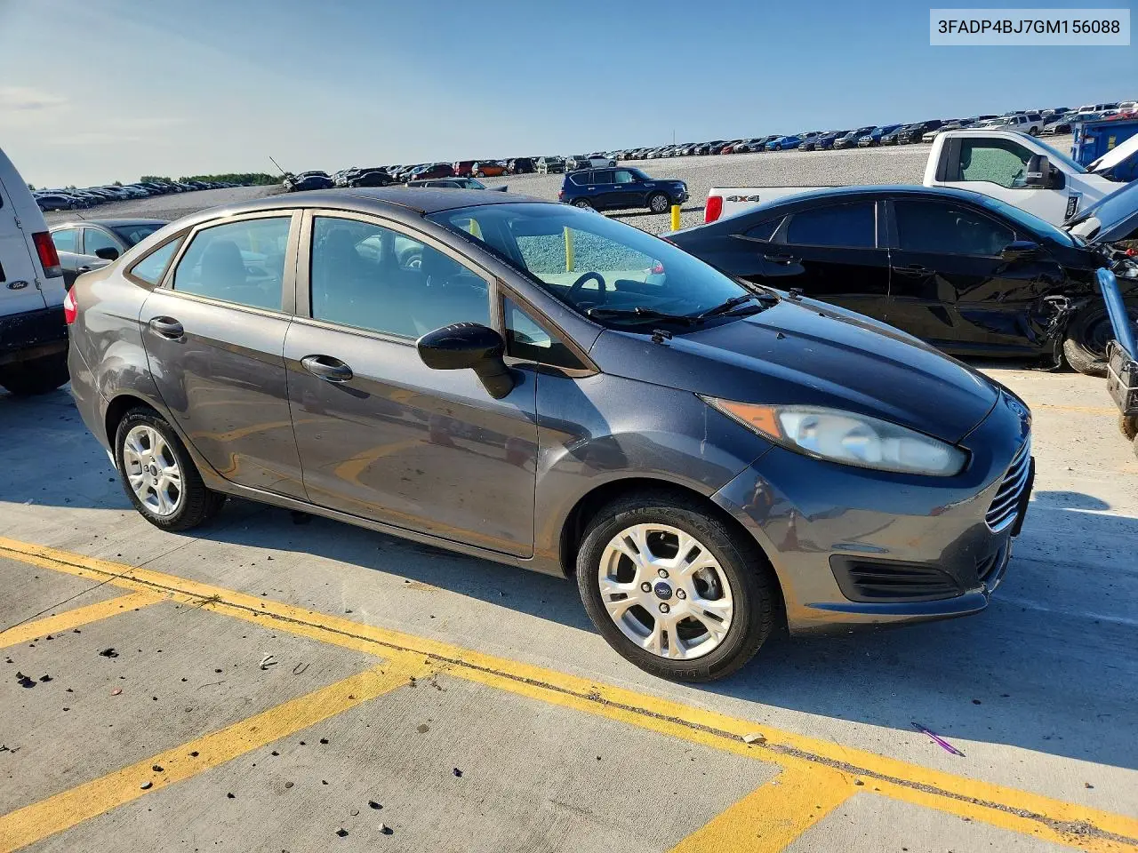 2016 Ford Fiesta Se VIN: 3FADP4BJ7GM156088 Lot: 60185606