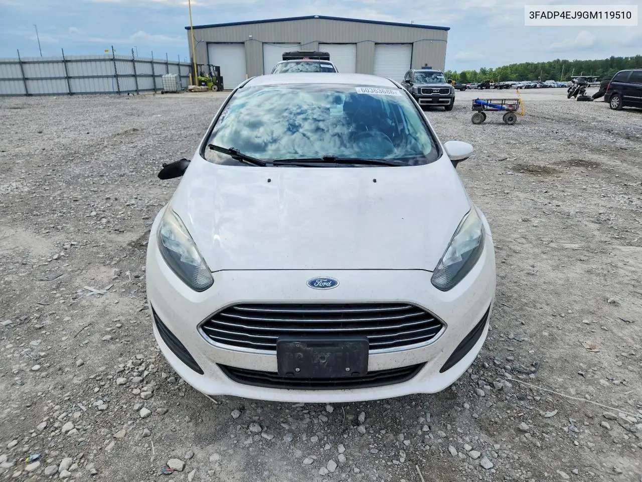 2016 Ford Fiesta Se VIN: 3FADP4EJ9GM119510 Lot: 60363686