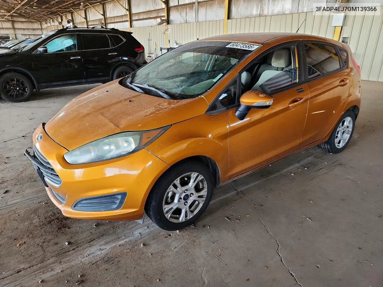 2016 Ford Fiesta Se VIN: 3FADP4EJ7GM139366 Lot: 60473586