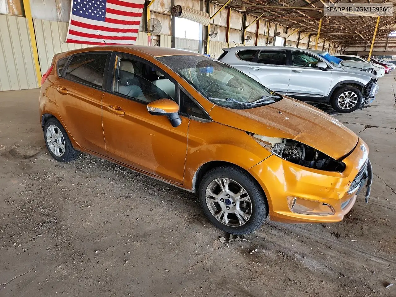 2016 Ford Fiesta Se VIN: 3FADP4EJ7GM139366 Lot: 60473586