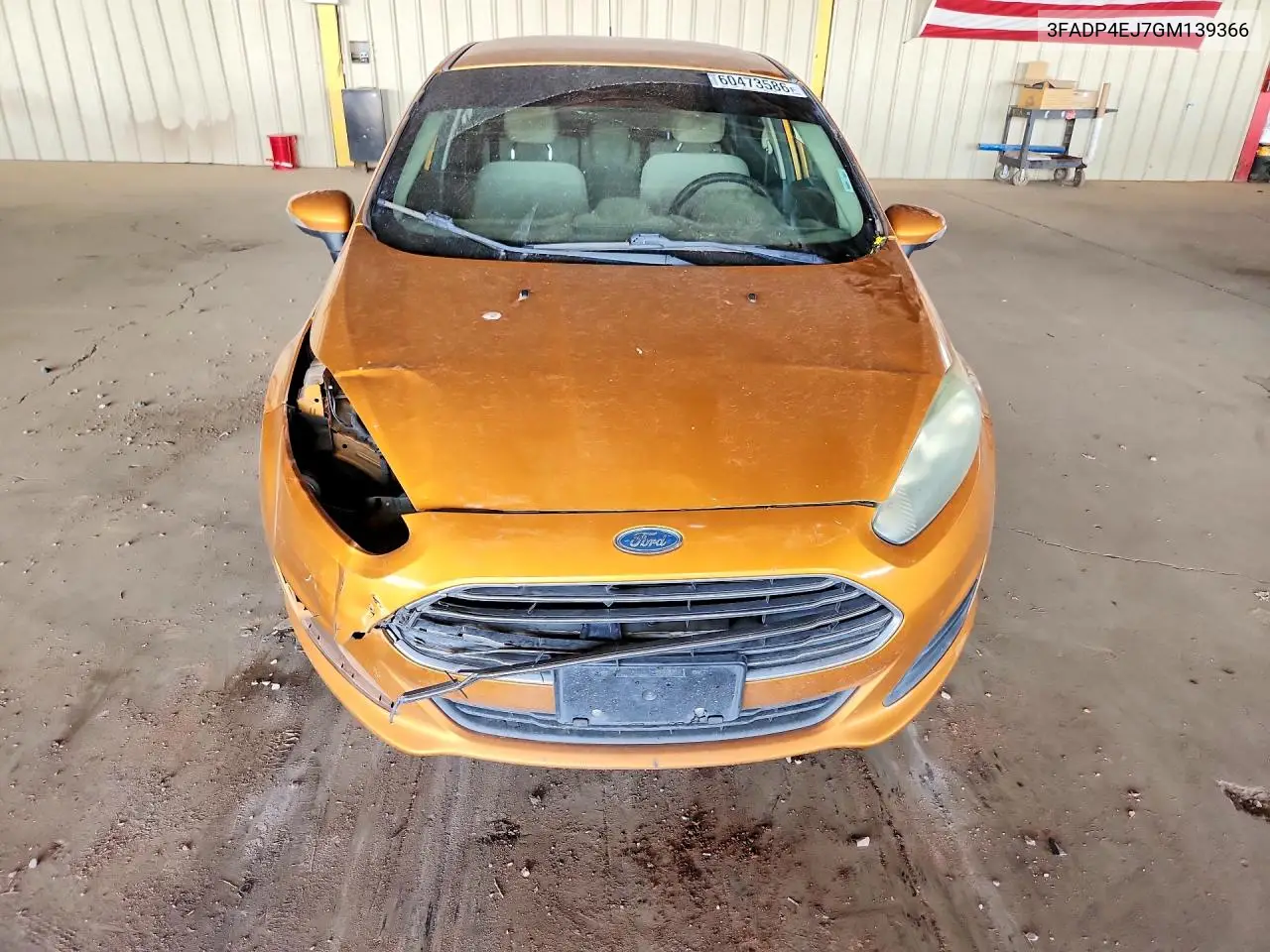 2016 Ford Fiesta Se VIN: 3FADP4EJ7GM139366 Lot: 60473586