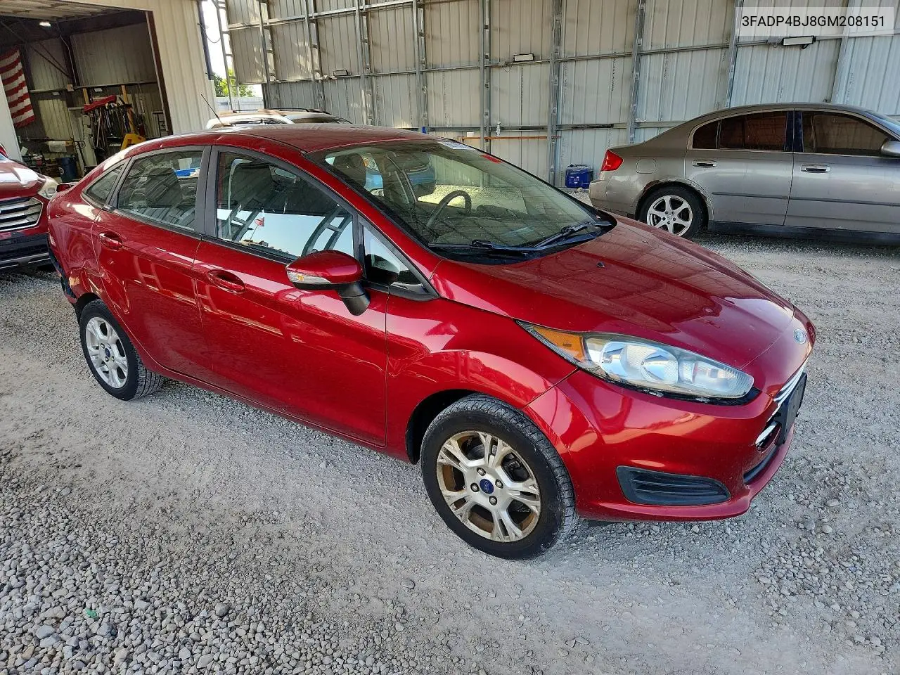 2016 Ford Fiesta Se VIN: 3FADP4BJ8GM208151 Lot: 60705216