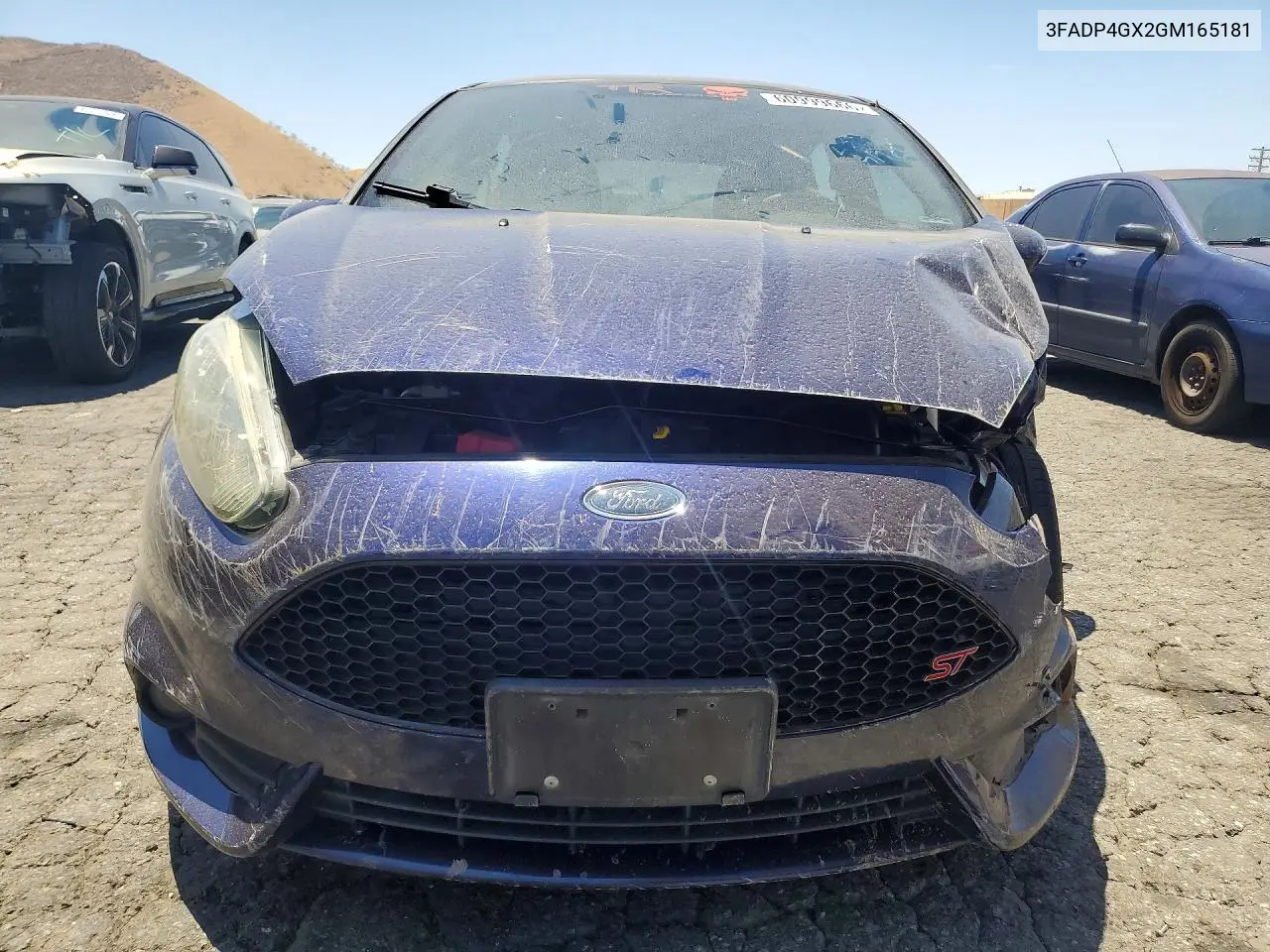 2016 Ford Fiesta St VIN: 3FADP4GX2GM165181 Lot: 60999666