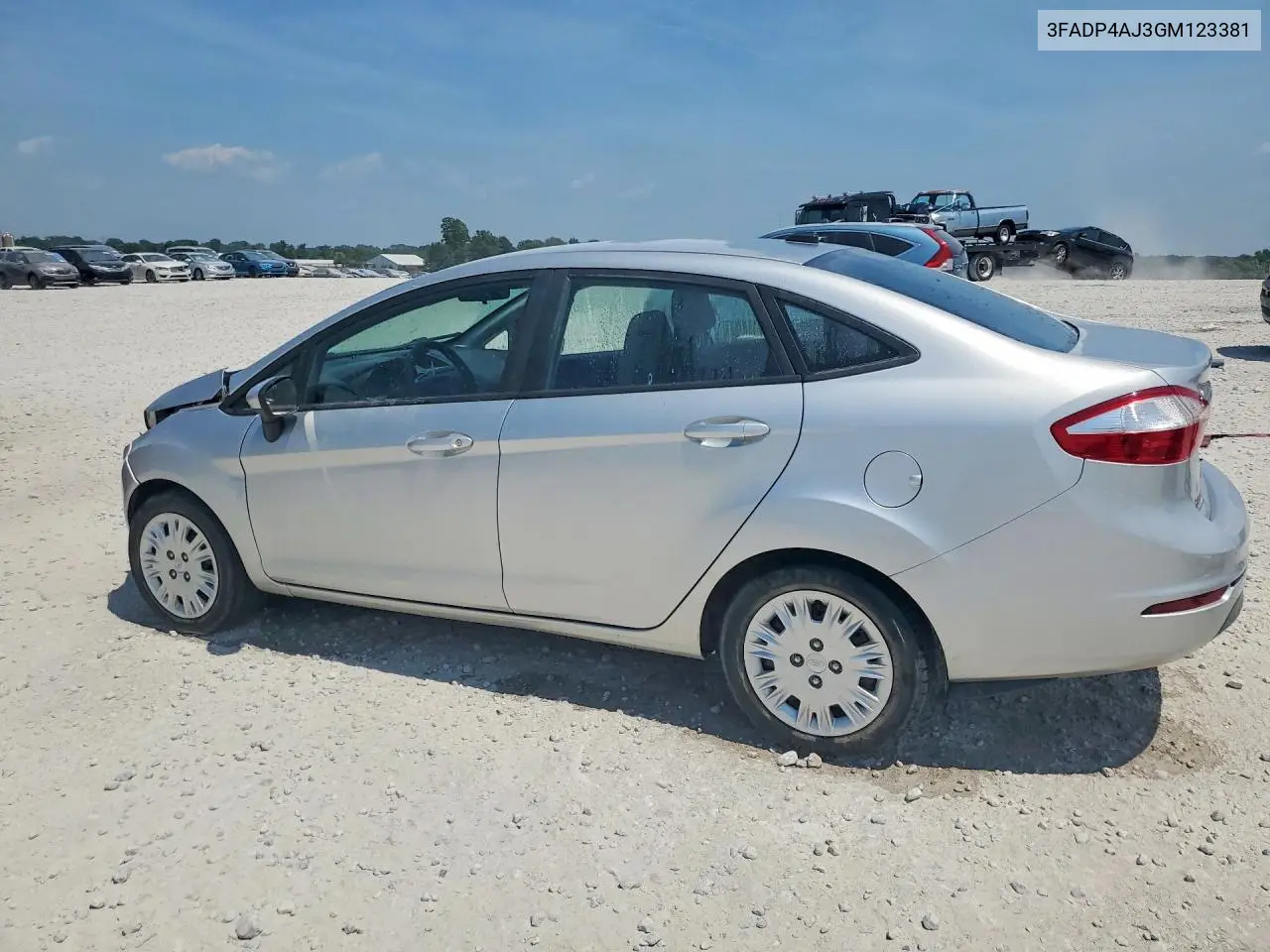 2016 Ford Fiesta S VIN: 3FADP4AJ3GM123381 Lot: 61216496