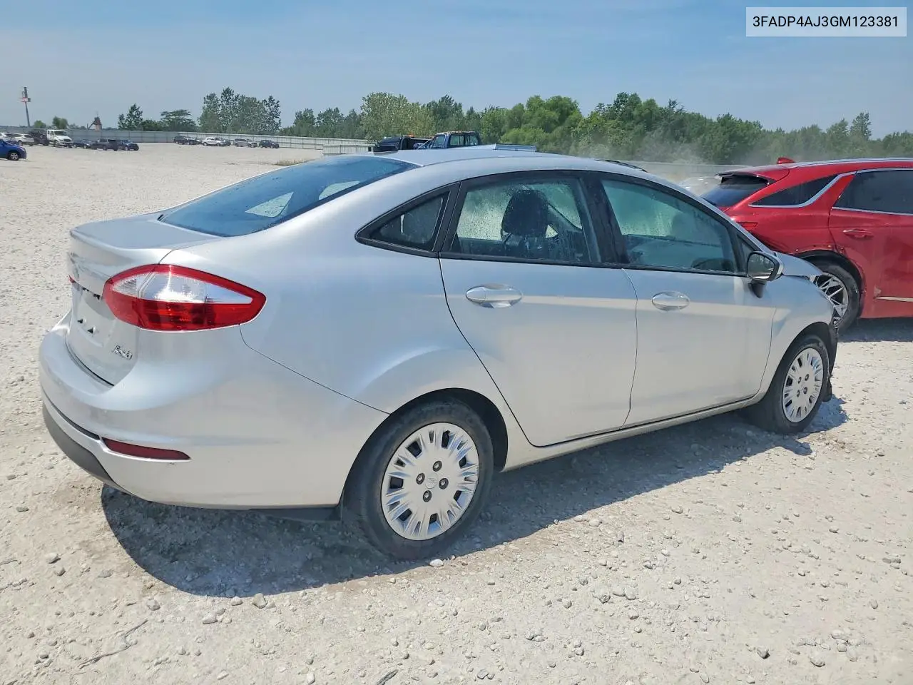 2016 Ford Fiesta S VIN: 3FADP4AJ3GM123381 Lot: 61216496