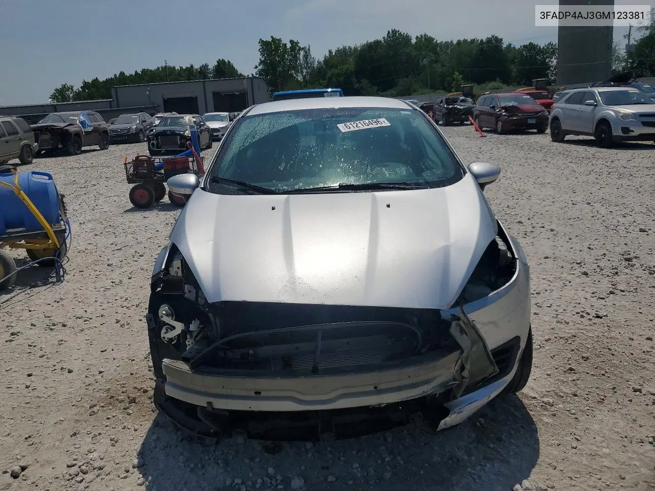 2016 Ford Fiesta S VIN: 3FADP4AJ3GM123381 Lot: 61216496