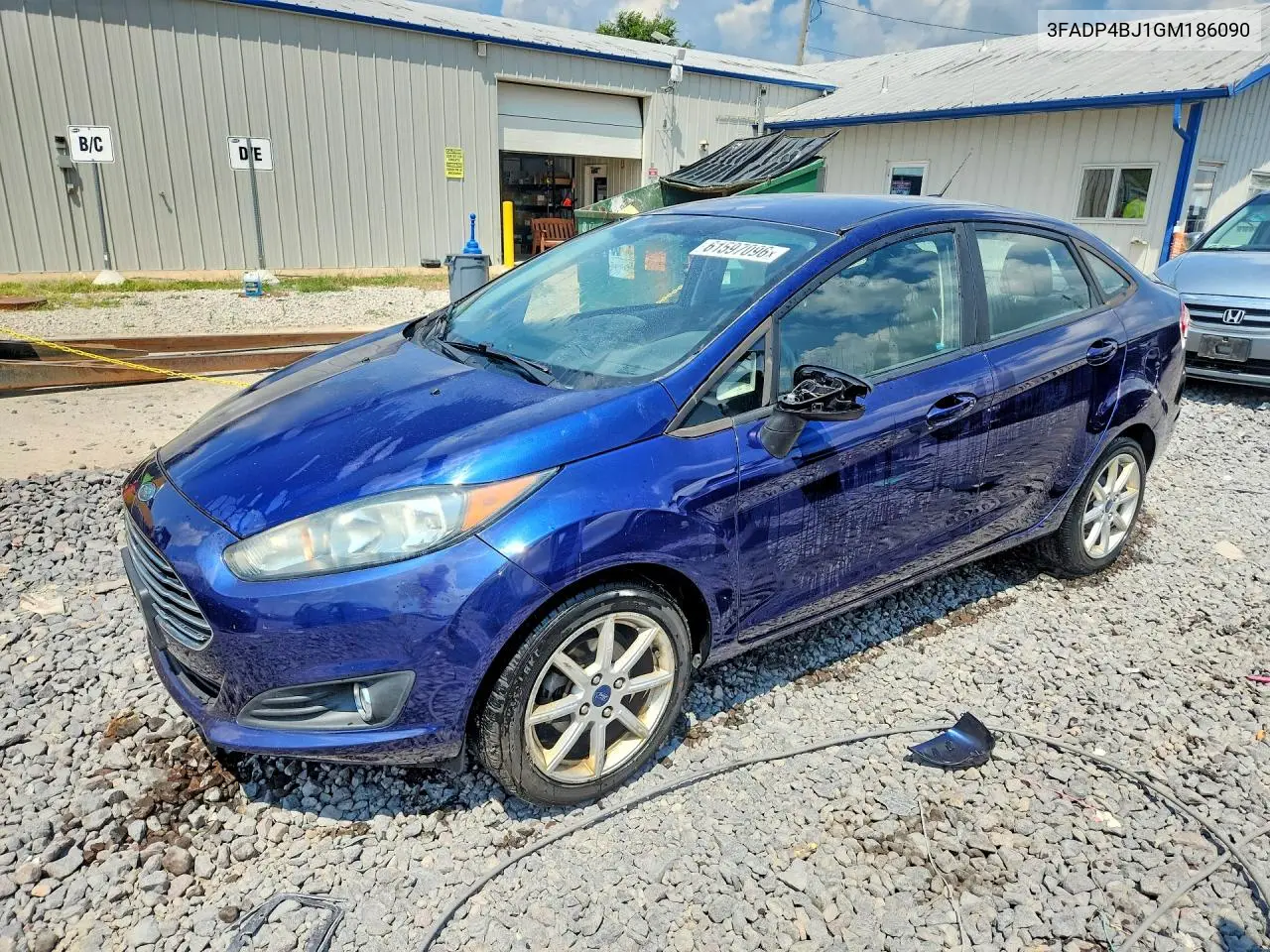 2016 Ford Fiesta Se VIN: 3FADP4BJ1GM186090 Lot: 61597096