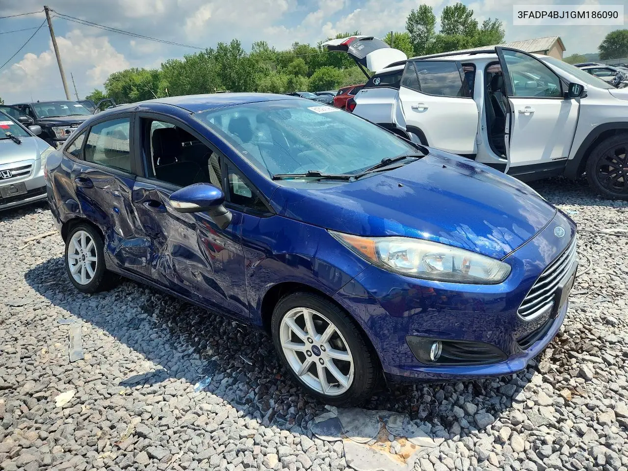2016 Ford Fiesta Se VIN: 3FADP4BJ1GM186090 Lot: 61597096