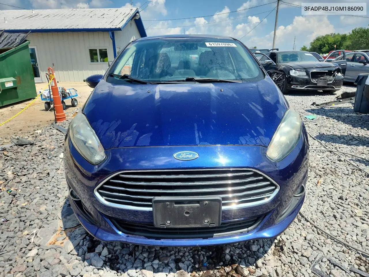 2016 Ford Fiesta Se VIN: 3FADP4BJ1GM186090 Lot: 61597096