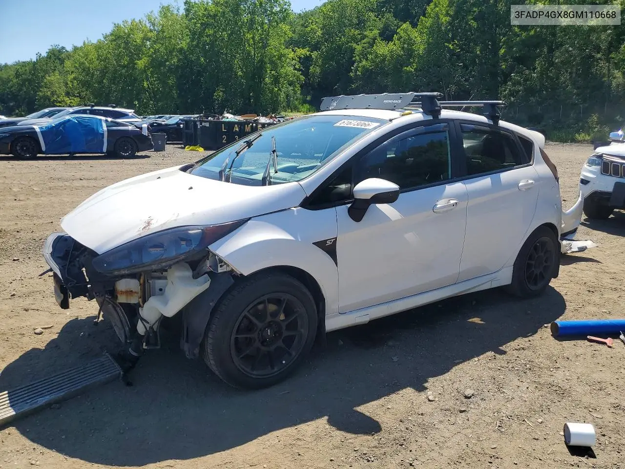 2016 Ford Fiesta St VIN: 3FADP4GX8GM110668 Lot: 61673066