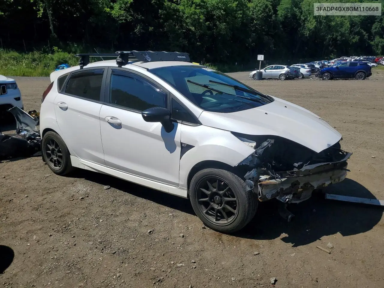 2016 Ford Fiesta St VIN: 3FADP4GX8GM110668 Lot: 61673066