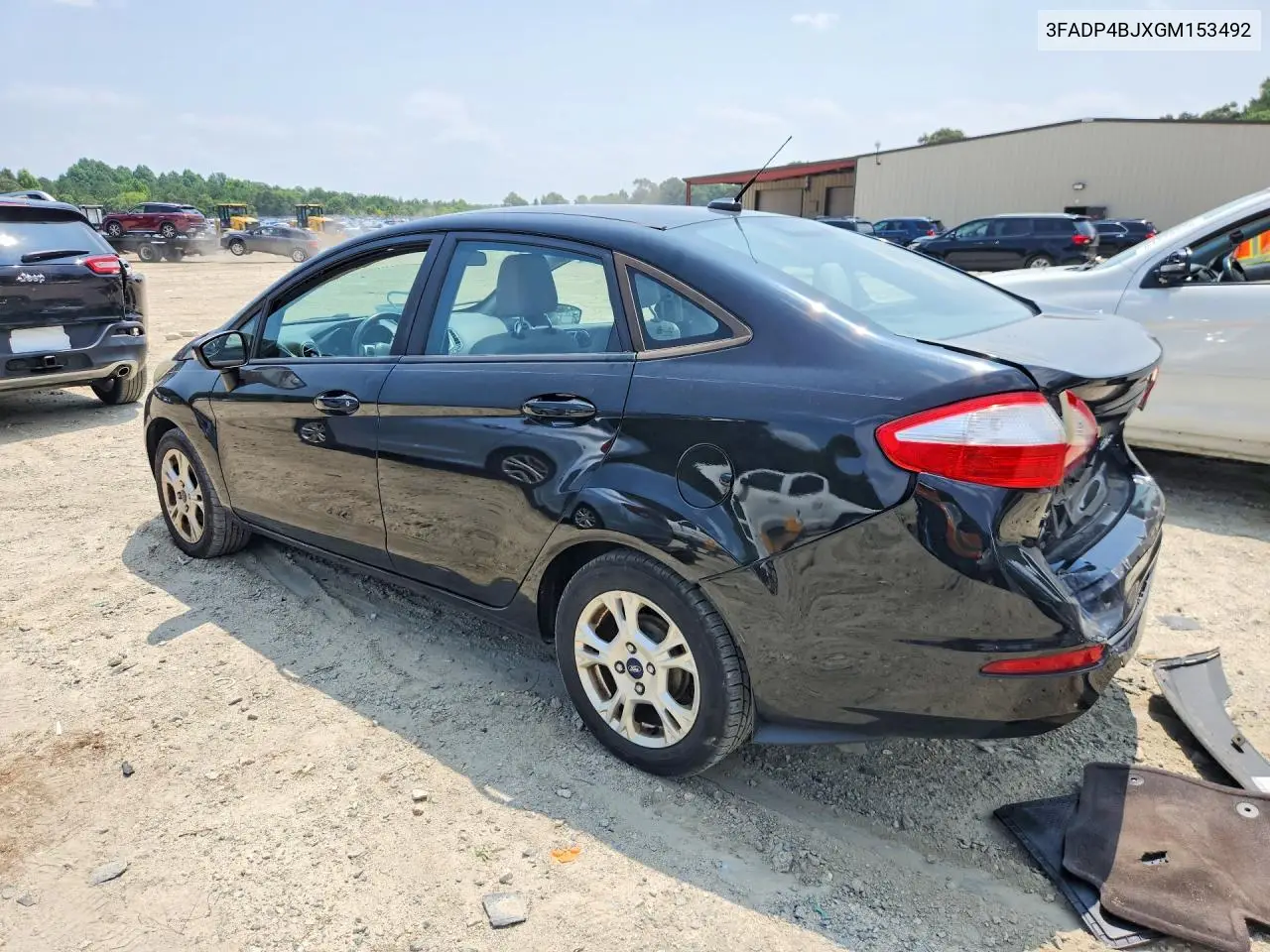 2016 Ford Fiesta Se VIN: 3FADP4BJXGM153492 Lot: 61699626