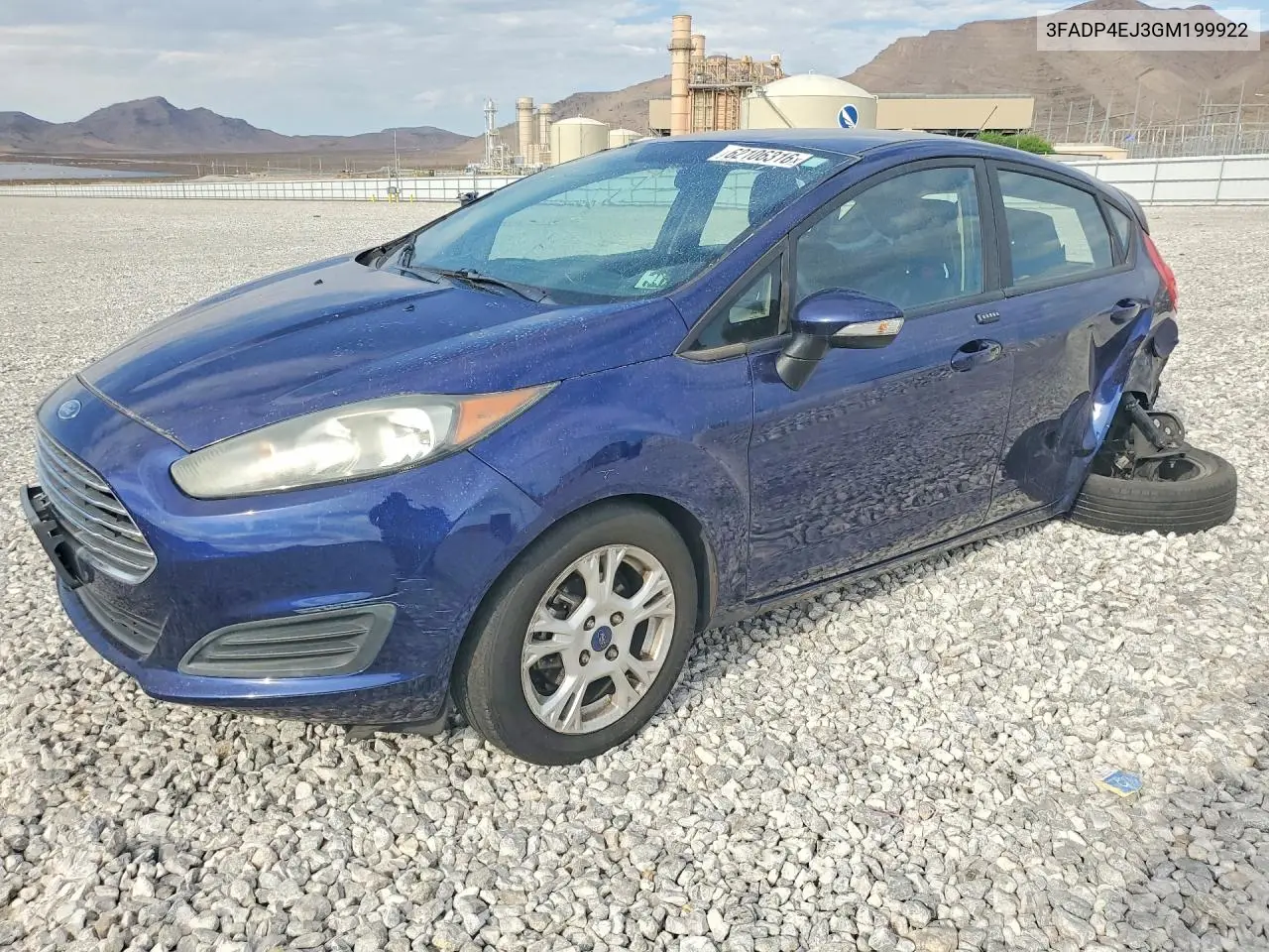 3FADP4EJ3GM199922 2016 Ford Fiesta Se