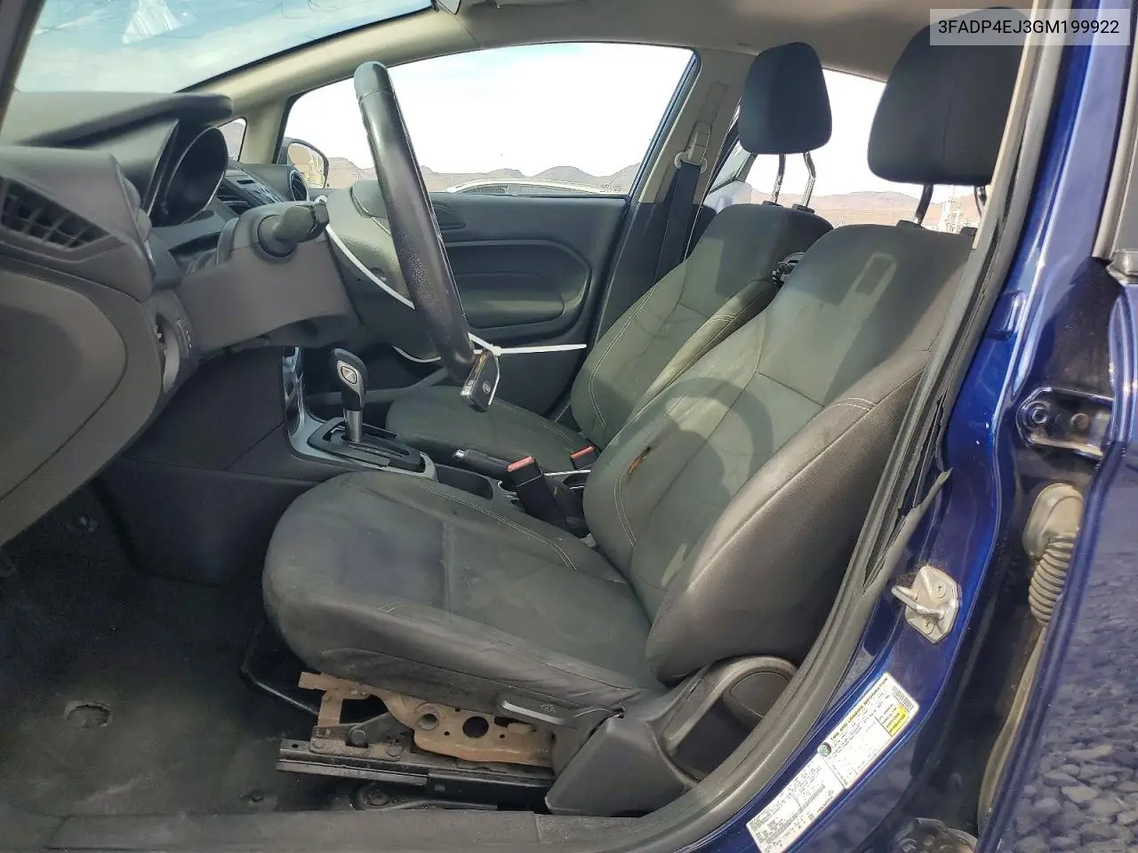 3FADP4EJ3GM199922 2016 Ford Fiesta Se