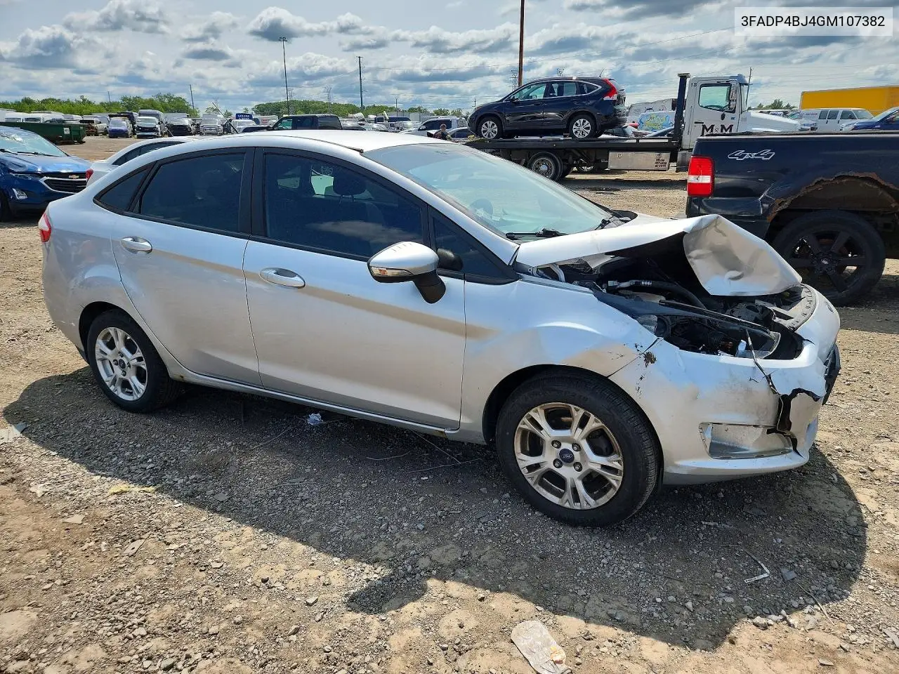 2016 Ford Fiesta Se VIN: 3FADP4BJ4GM107382 Lot: 62135036