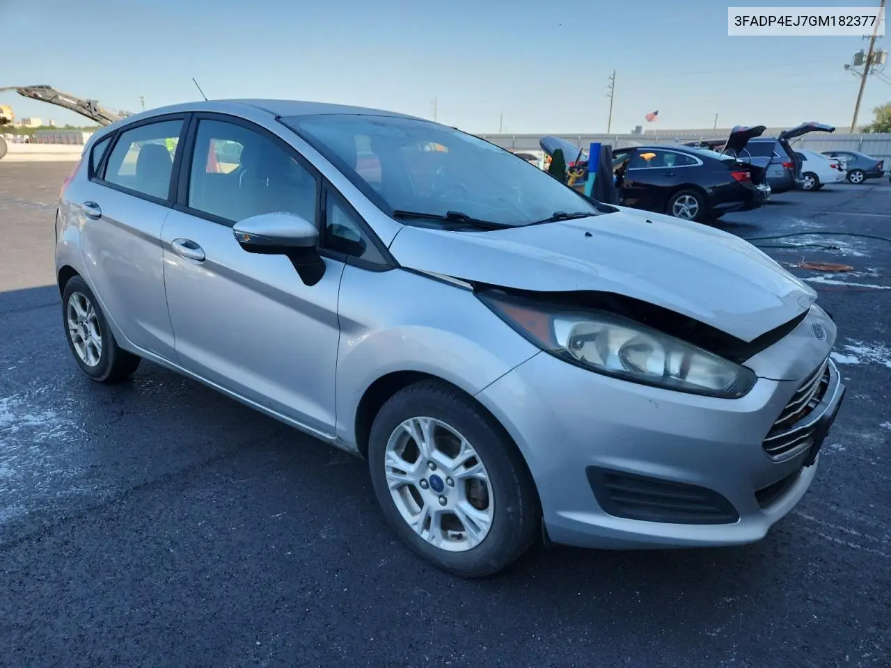 3FADP4EJ7GM182377 2016 Ford Fiesta Se