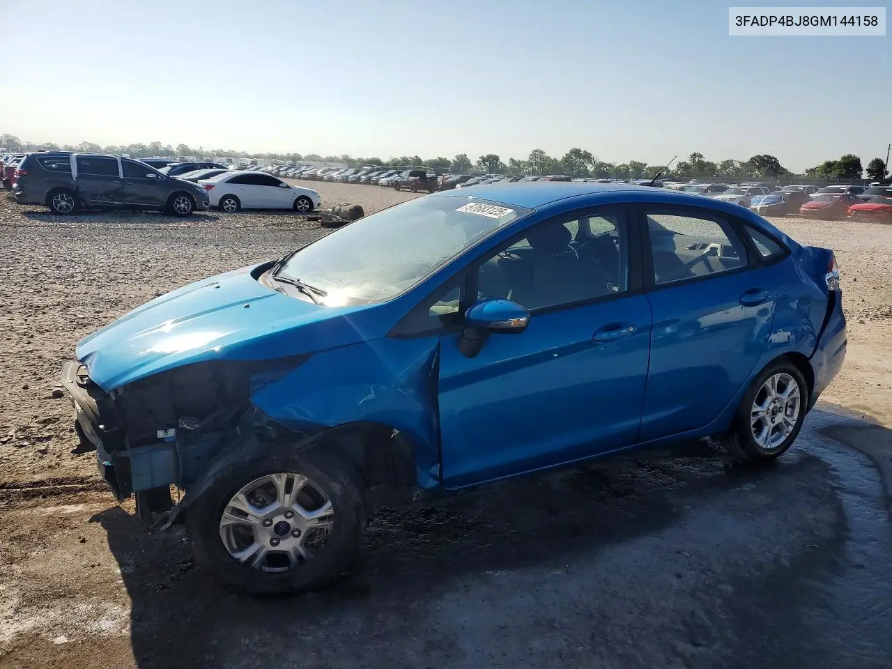 2016 Ford Fiesta Se VIN: 3FADP4BJ8GM144158 Lot: 97683125