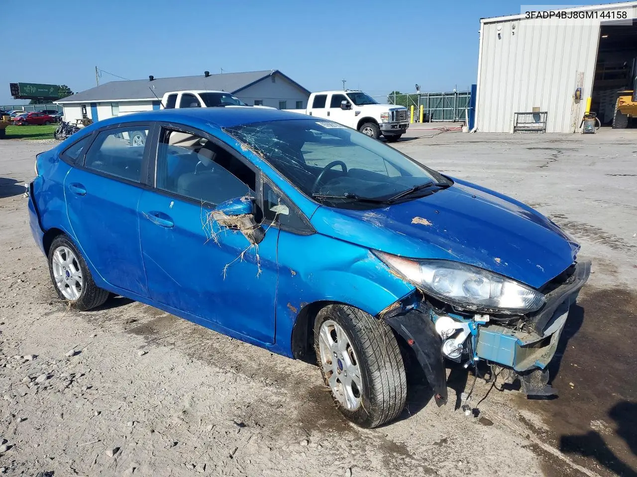2016 Ford Fiesta Se VIN: 3FADP4BJ8GM144158 Lot: 97683125