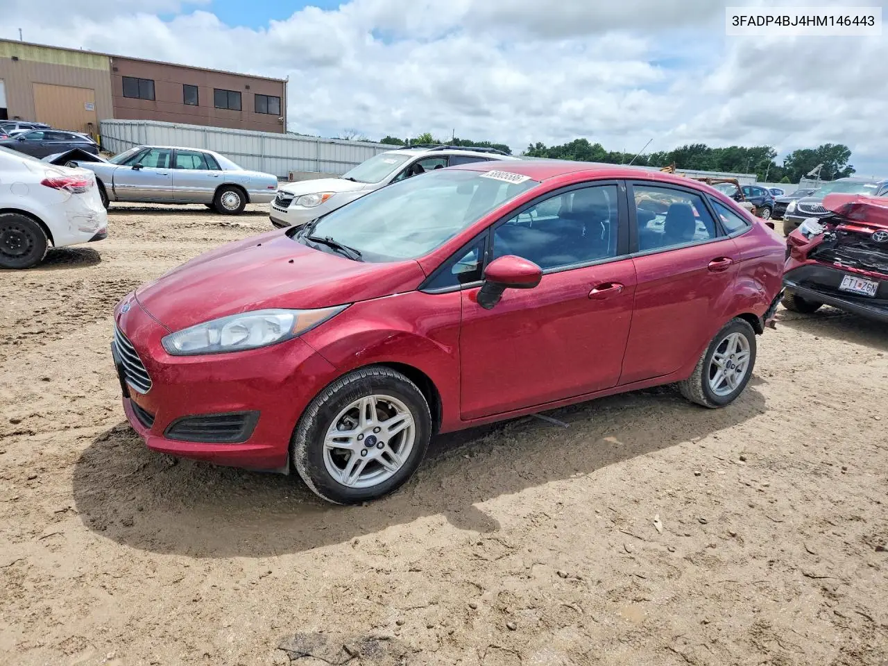 2017 Ford Fiesta Se VIN: 3FADP4BJ4HM146443 Lot: 58805586