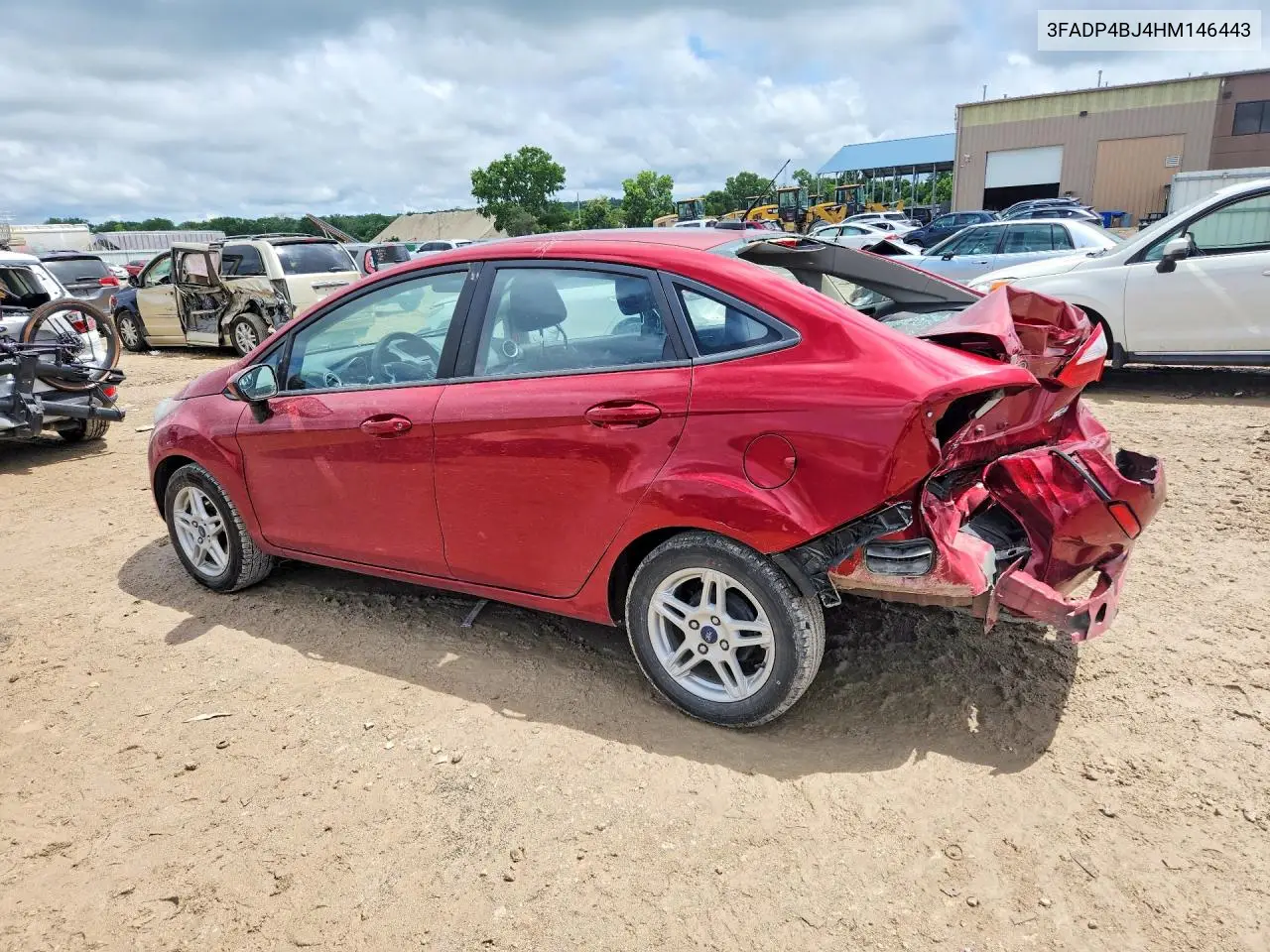 2017 Ford Fiesta Se VIN: 3FADP4BJ4HM146443 Lot: 58805586