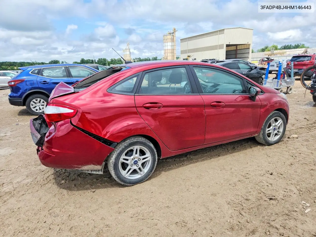 2017 Ford Fiesta Se VIN: 3FADP4BJ4HM146443 Lot: 58805586