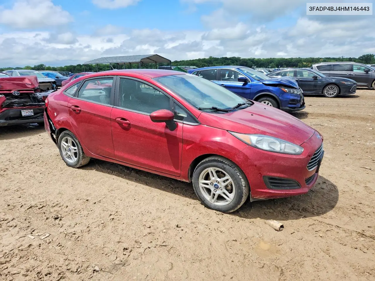 2017 Ford Fiesta Se VIN: 3FADP4BJ4HM146443 Lot: 58805586