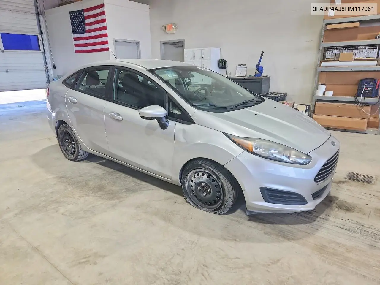 2017 Ford Fiesta S VIN: 3FADP4AJ8HM117061 Lot: 59660436