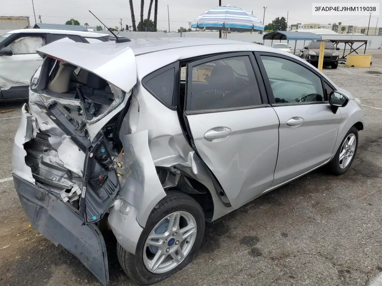 2017 Ford Fiesta Se VIN: 3FADP4EJ9HM119038 Lot: 59694275