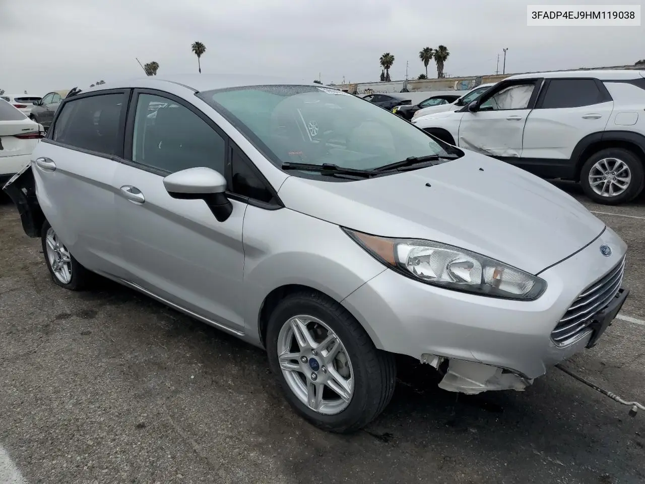 2017 Ford Fiesta Se VIN: 3FADP4EJ9HM119038 Lot: 59694275