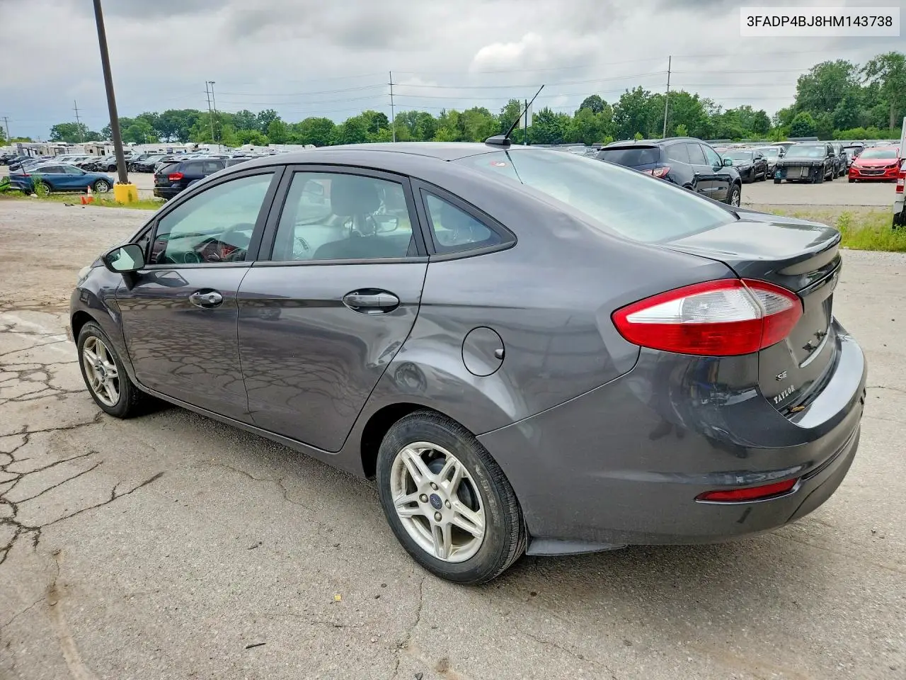 2017 Ford Fiesta Se VIN: 3FADP4BJ8HM143738 Lot: 59817176