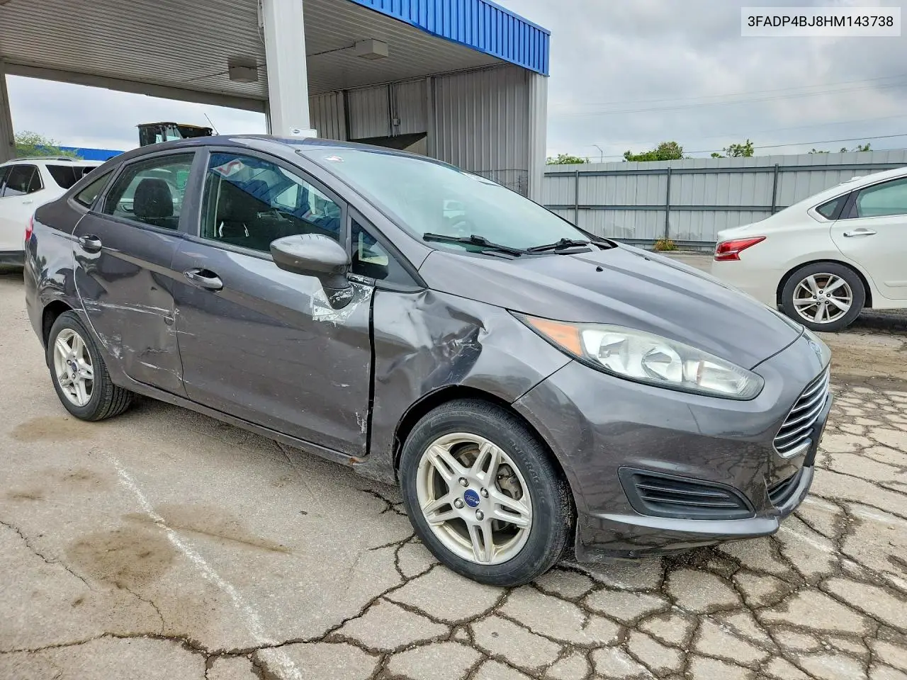 2017 Ford Fiesta Se VIN: 3FADP4BJ8HM143738 Lot: 59817176