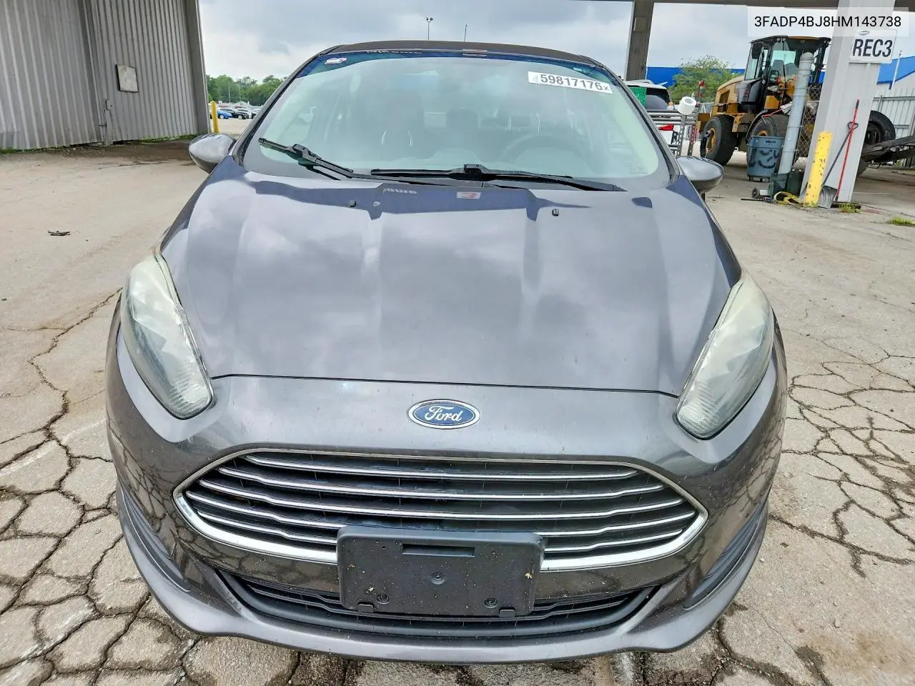 2017 Ford Fiesta Se VIN: 3FADP4BJ8HM143738 Lot: 59817176