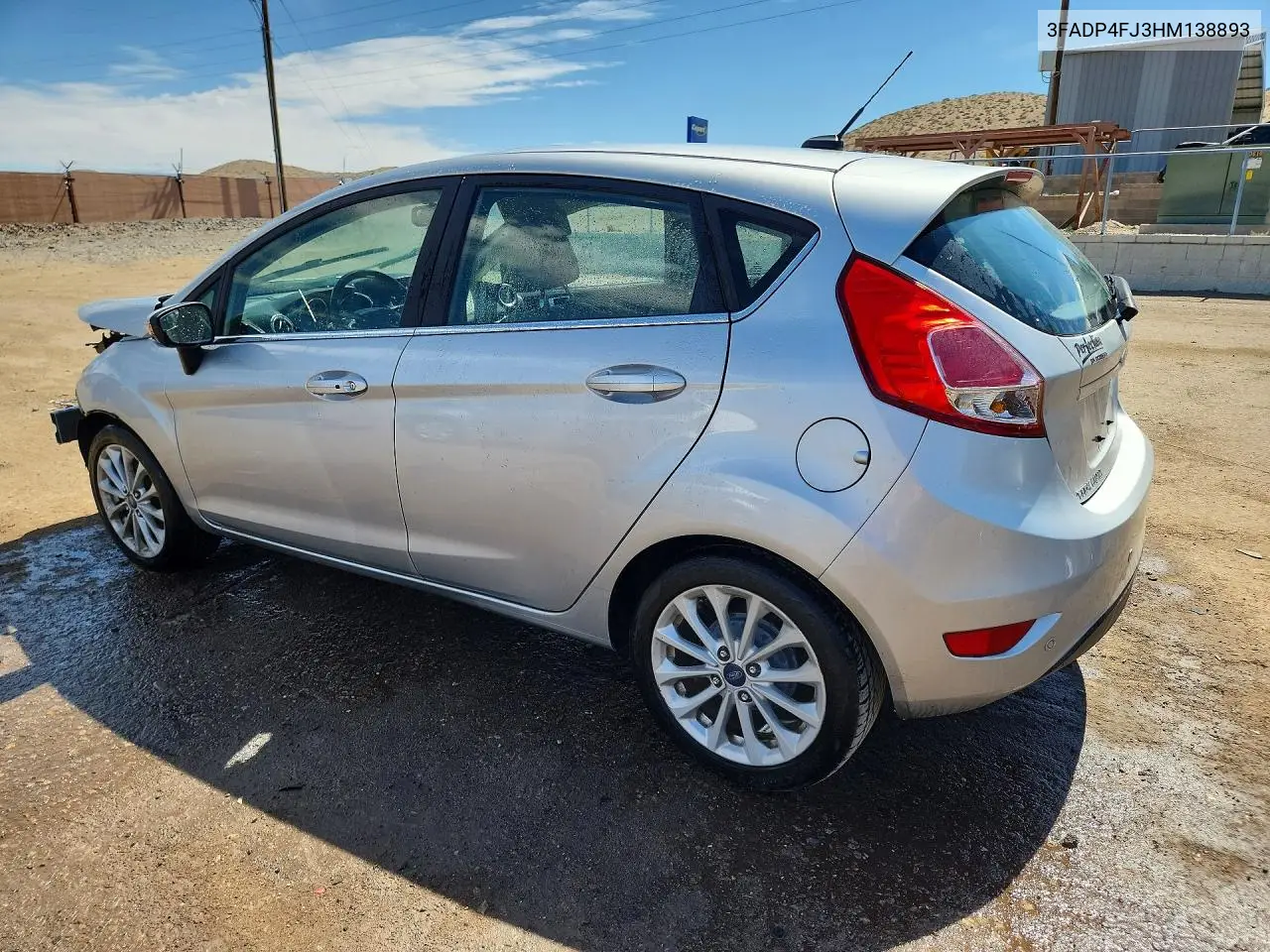 2017 Ford Fiesta Titanium VIN: 3FADP4FJ3HM138893 Lot: 60522716