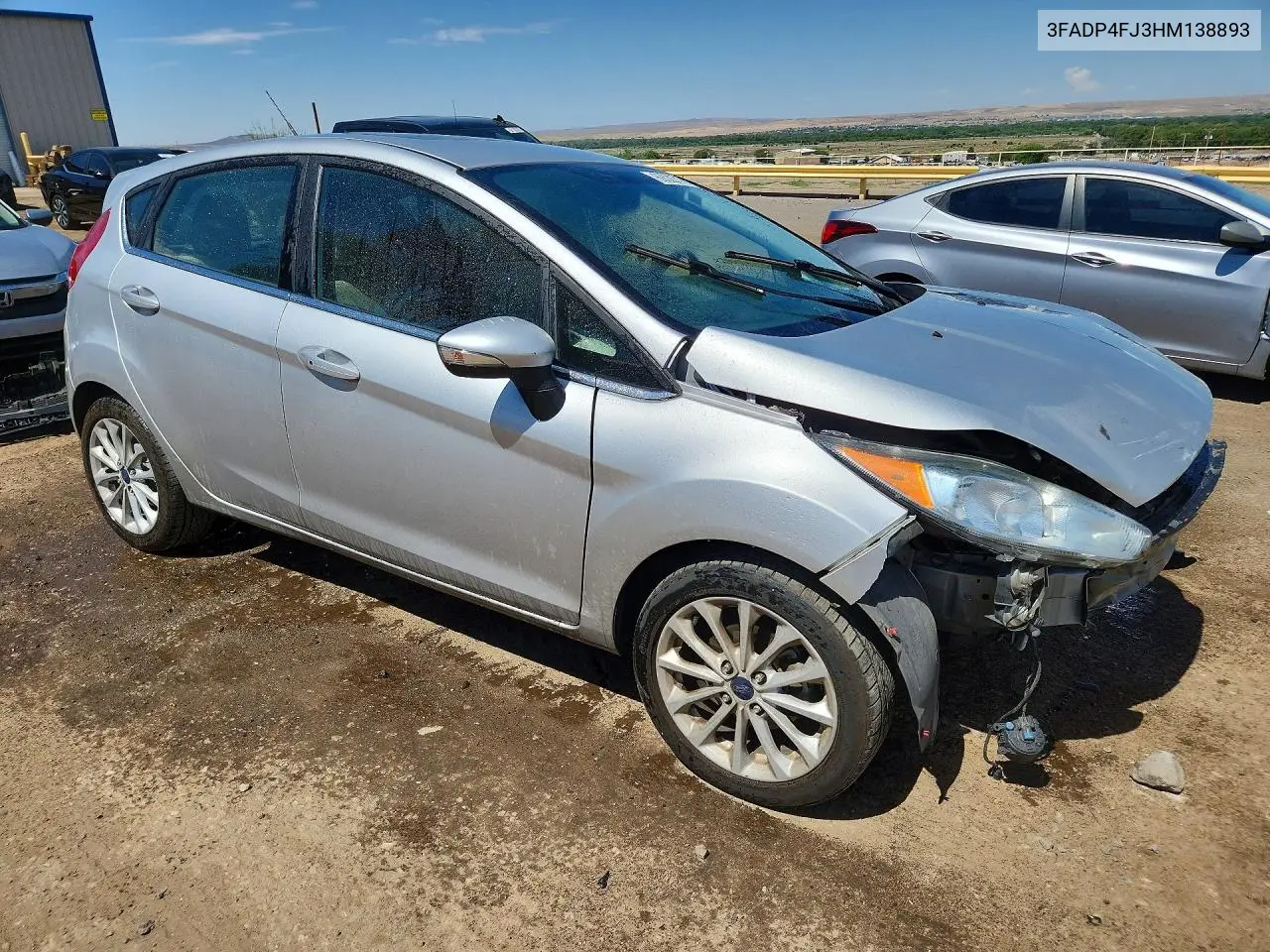 2017 Ford Fiesta Titanium VIN: 3FADP4FJ3HM138893 Lot: 60522716