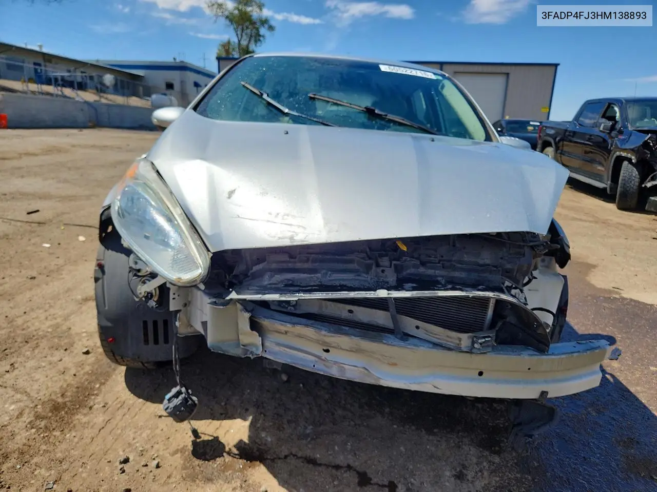2017 Ford Fiesta Titanium VIN: 3FADP4FJ3HM138893 Lot: 60522716
