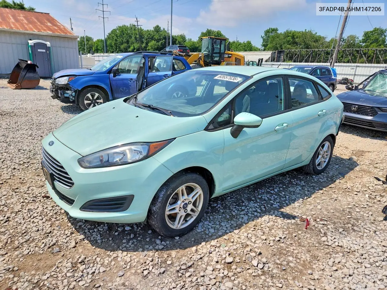 2017 Ford Fiesta Se VIN: 3FADP4BJ6HM147206 Lot: 60657636