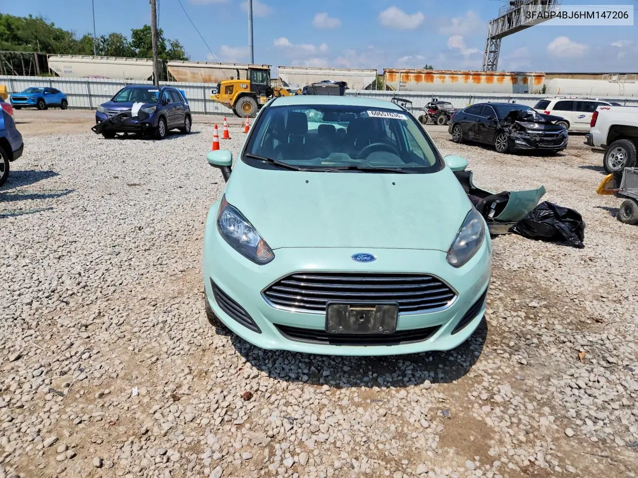 2017 Ford Fiesta Se VIN: 3FADP4BJ6HM147206 Lot: 60657636