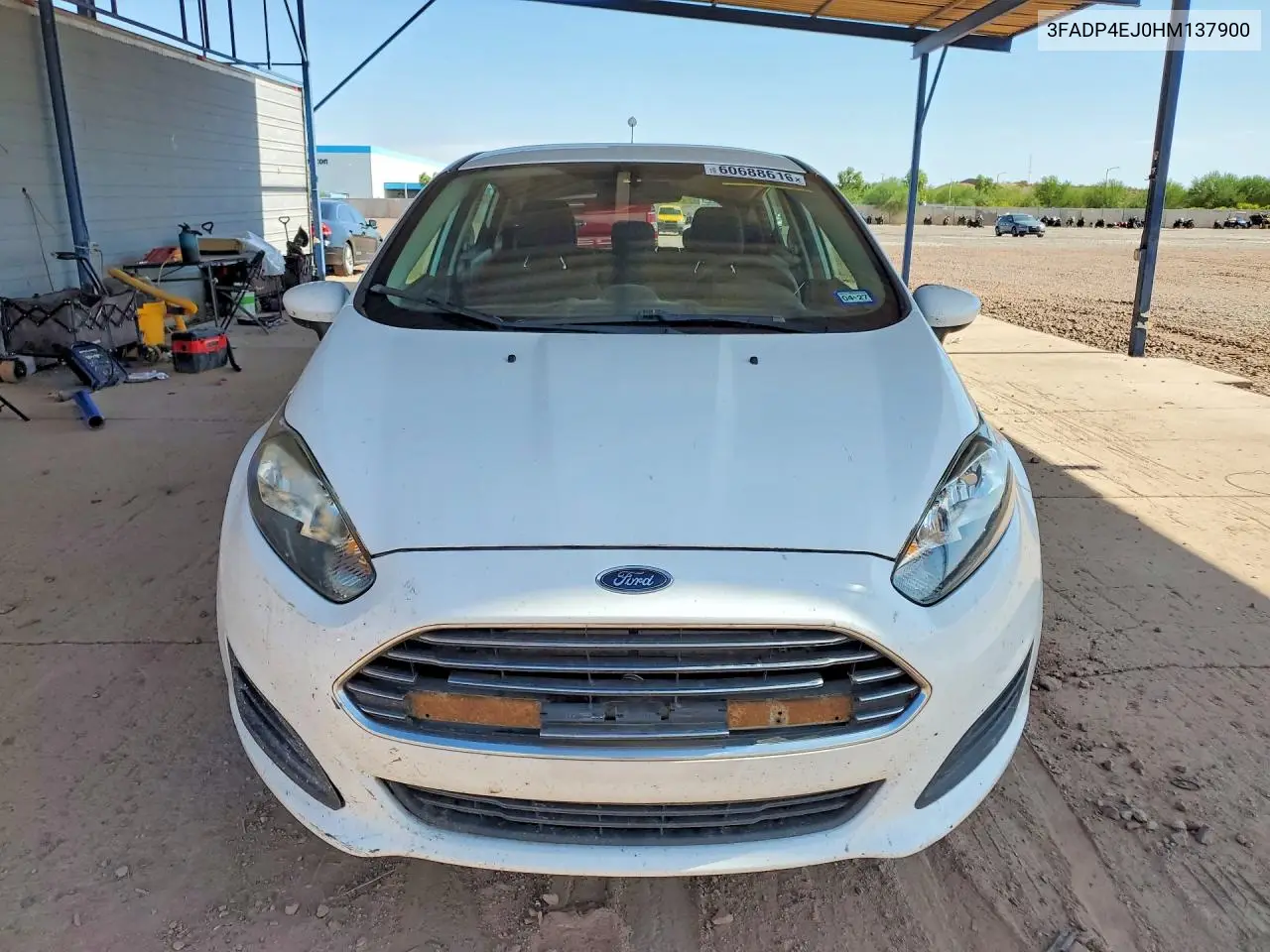 2017 Ford Fiesta Se VIN: 3FADP4EJ0HM137900 Lot: 60688616