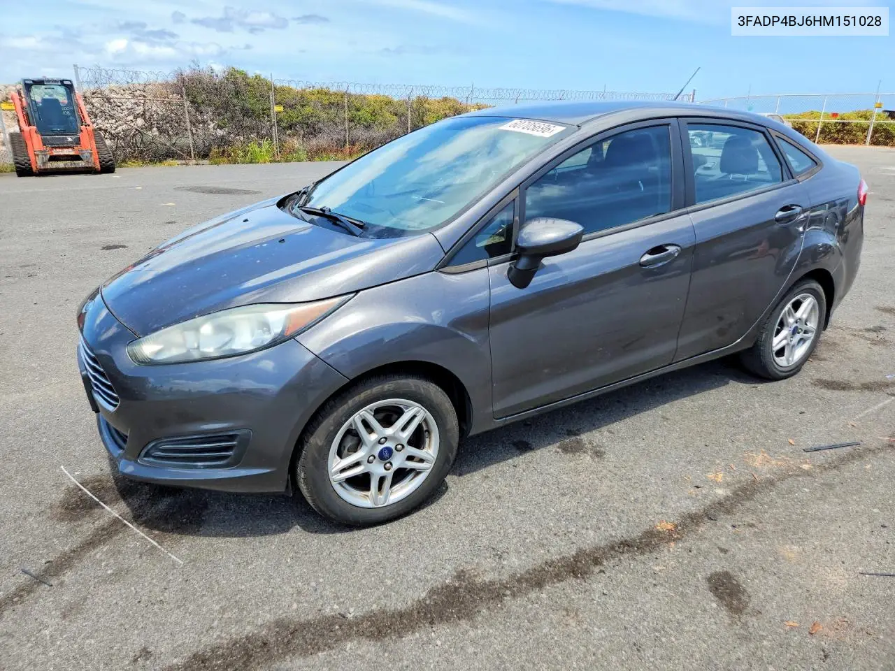 2017 Ford Fiesta Se VIN: 3FADP4BJ6HM151028 Lot: 60705696