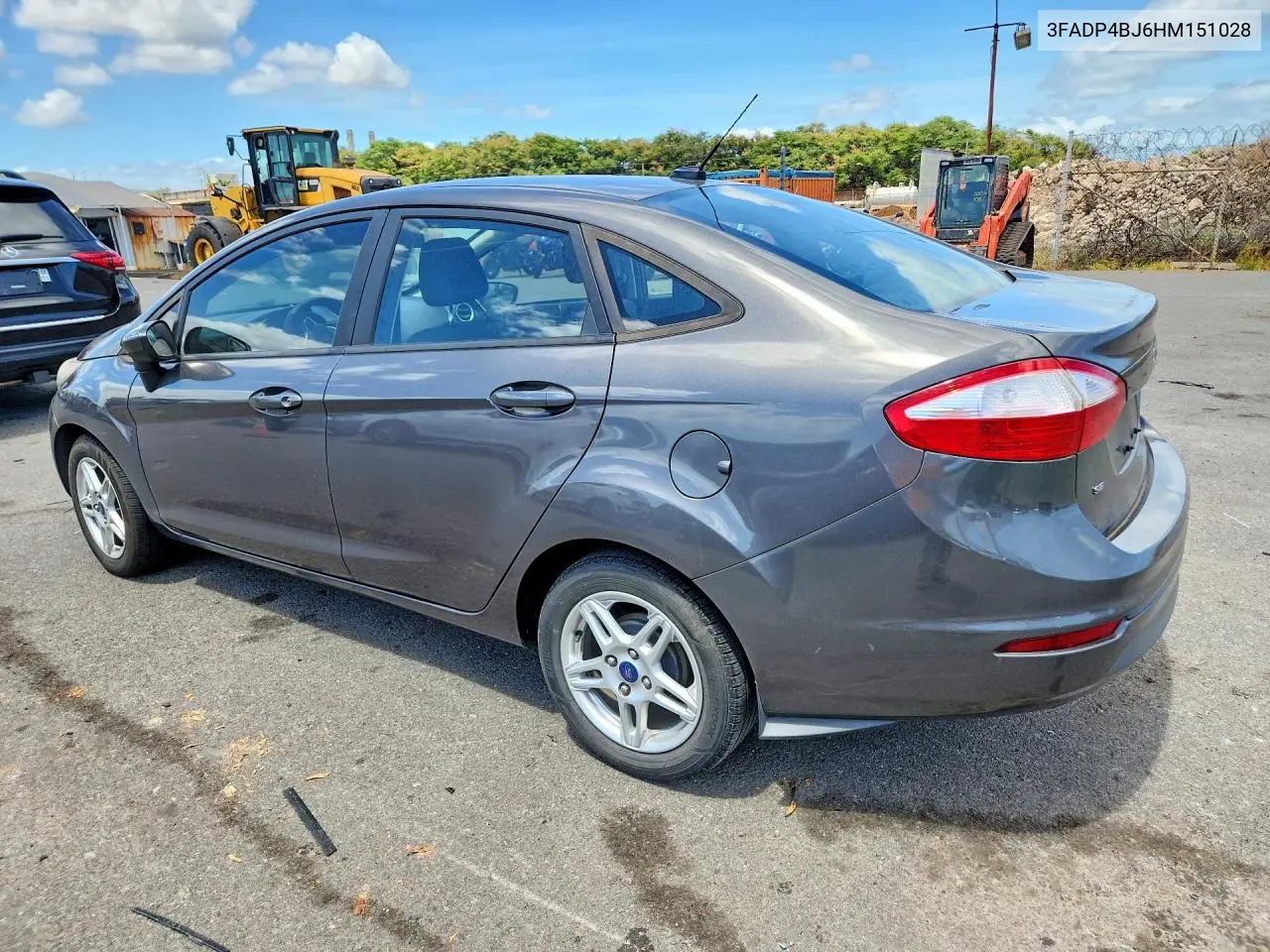 2017 Ford Fiesta Se VIN: 3FADP4BJ6HM151028 Lot: 60705696